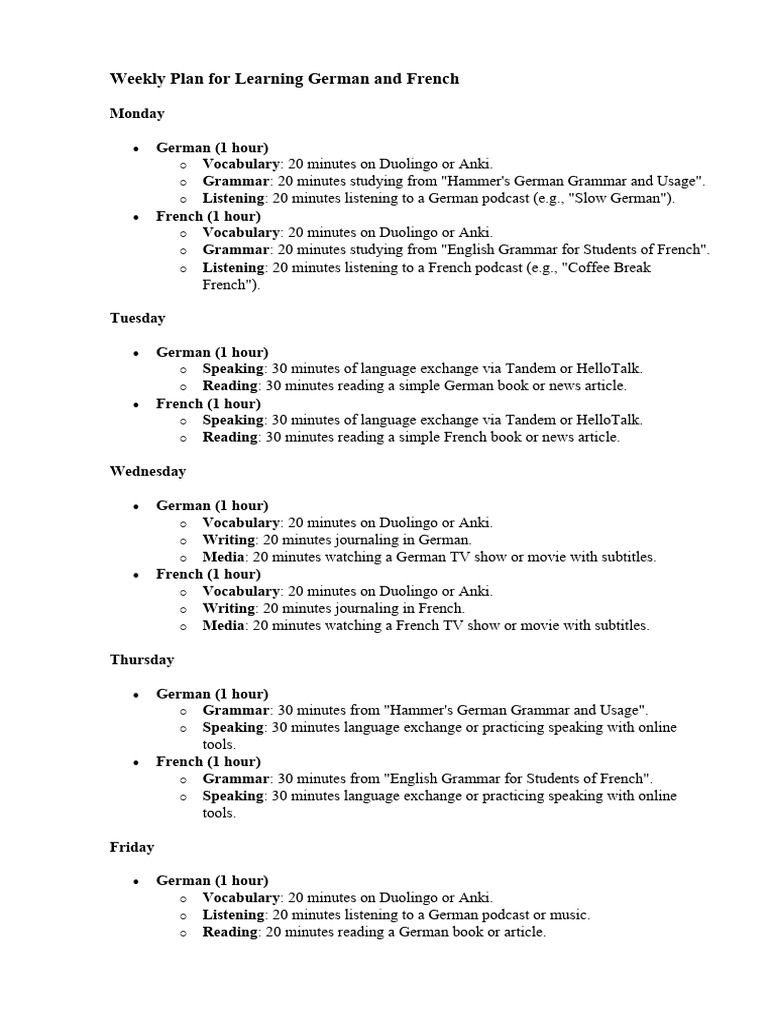 weekly-plan-for-learning-german-and-french-pdf-vocabulary-french