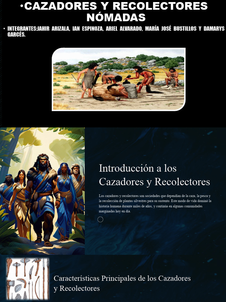 Introduccion A Los Cazadores y Recolectores | PDF | Cazador recolector ...