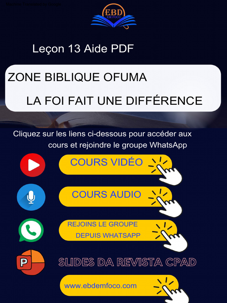 La Foi qui Transforme les Vies | PDF | Dieu | Doctrines et croyances ...
