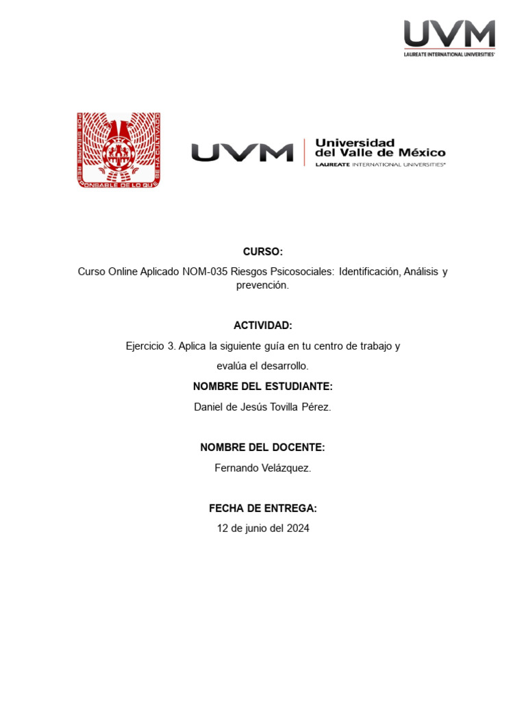 Actividad 3 | PDF | Crecimiento personal y profesional