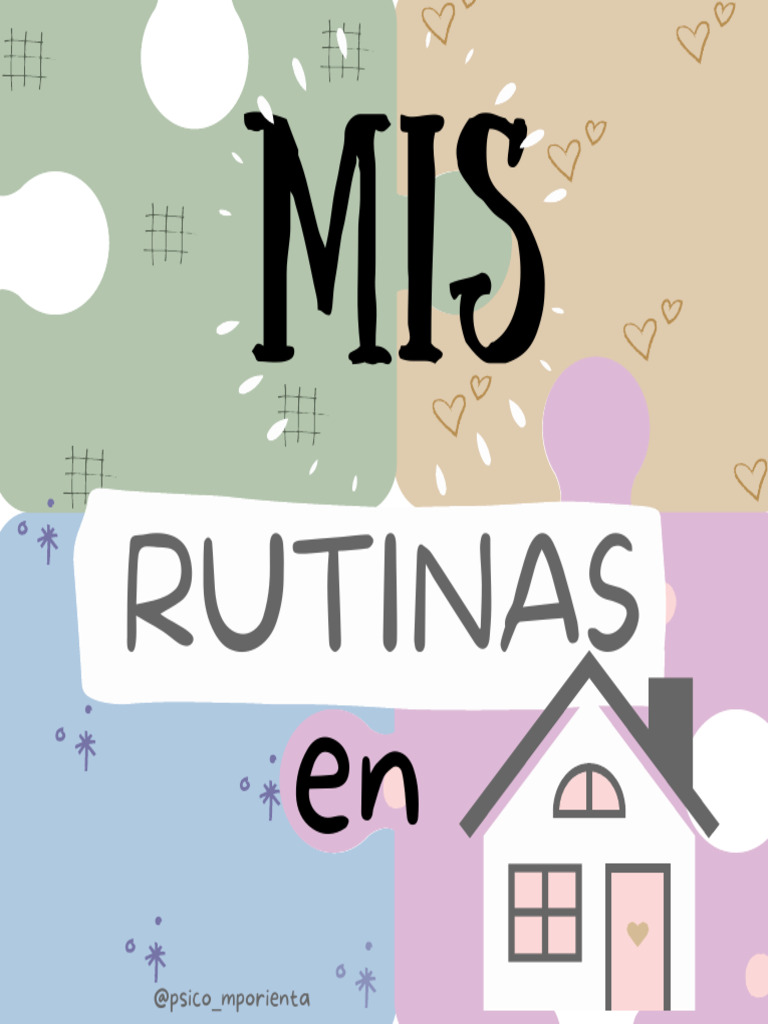 Organizador de rutinas para niños | PDF | Sicología | Ciencias del ...
