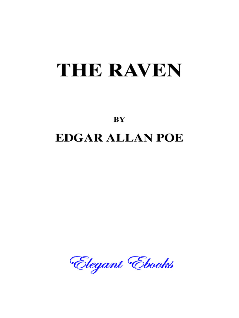 Raven | PDF | The Raven