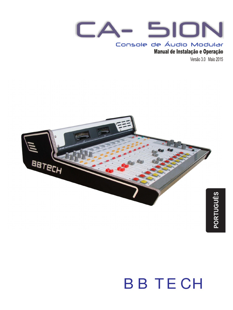 Console de Áudio BBTech CA-510N | PDF | Fonte de energia | Umidade
