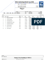 FINA / ARENA Swimming World Cup 2008, Belo Horizonte, Brazil Men's 200 M Free Final