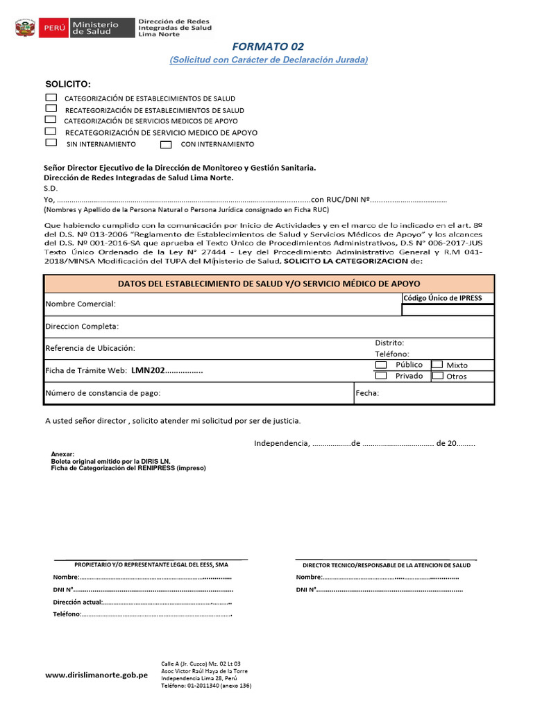 Formato 02 - 2023 | PDF | Documento de identidad