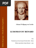 PDF Goethe Le Roman Du Renard