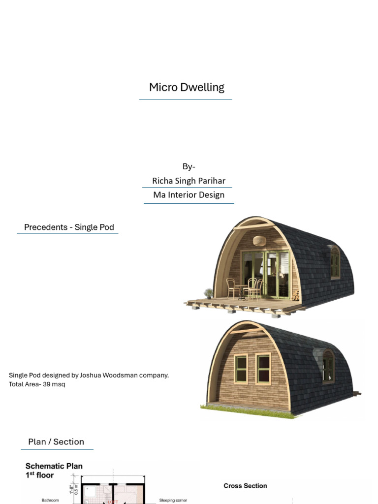 Micro Dwelling Design Concepts | PDF