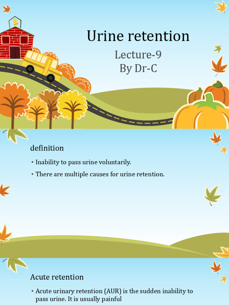 Understanding Urine Retention Causes and Management | PDF ...