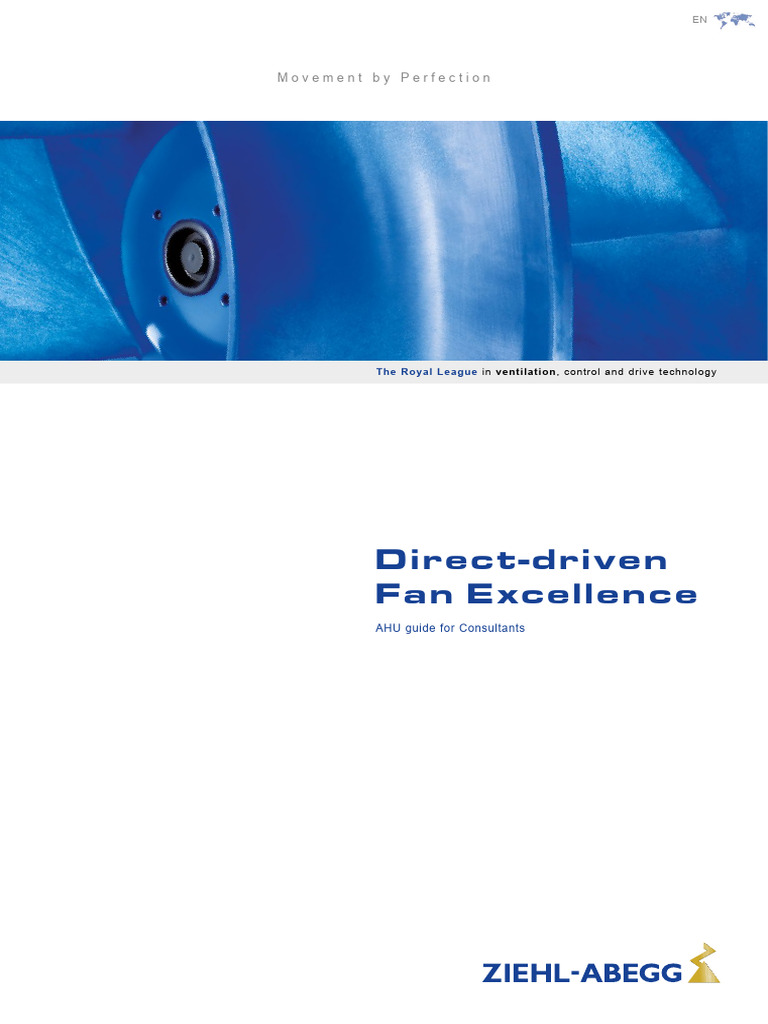 ZIEHL-ABEGG AHU Guide for Efficiency | PDF | Electric Motor ...