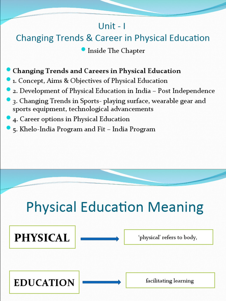Trends and Careers in Physical Education | PDF | Wellness