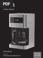 Braun KF6050 Coffee Maker Manual | PDF | Ac Power Plugs And Sockets |  Manufactured Goods