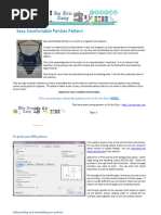 Free Jockstrap Sewing Pattern Guide | PDF | Textiles | Yarn
