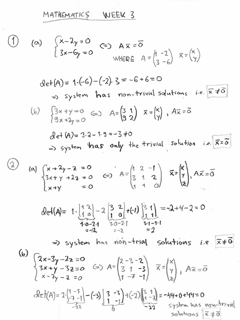 2.mathematics 3rd Period Week3ASolutions | PDF