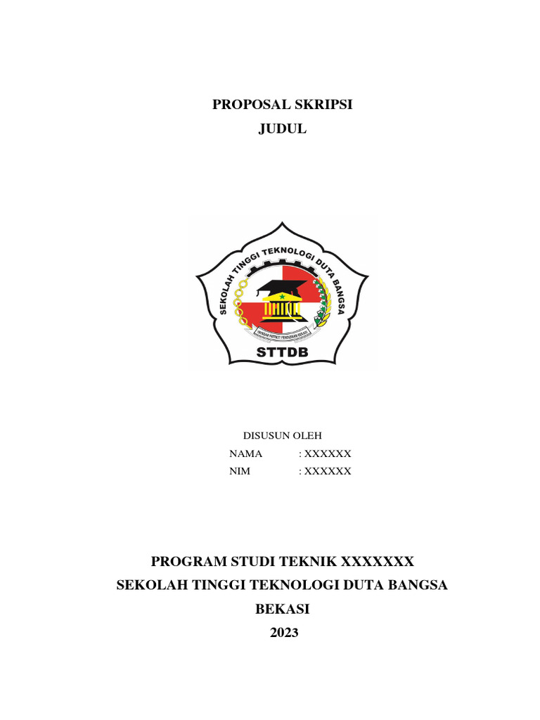 Proposal Skripsi Teknik 2023 | PDF | Karier & Perkembangan | Seni