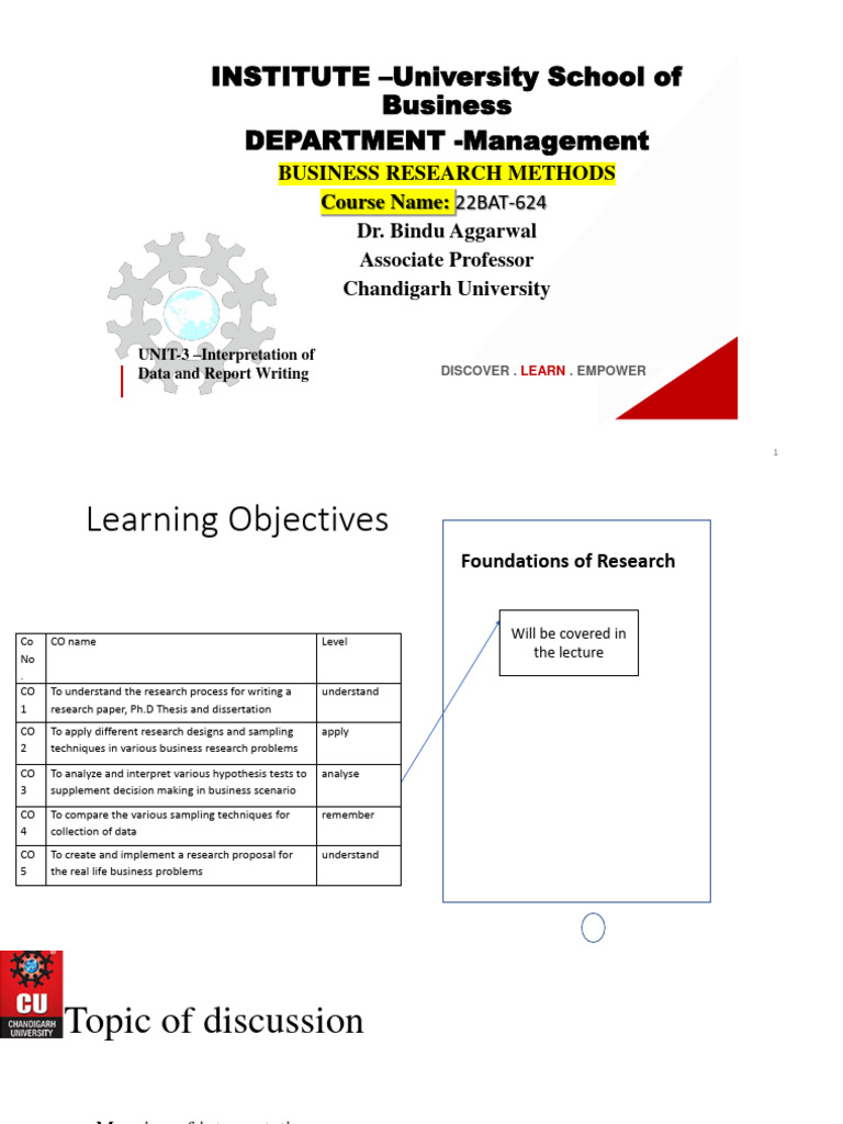 Data Interpretation in Business Research | PDF | Pie Chart | Chart