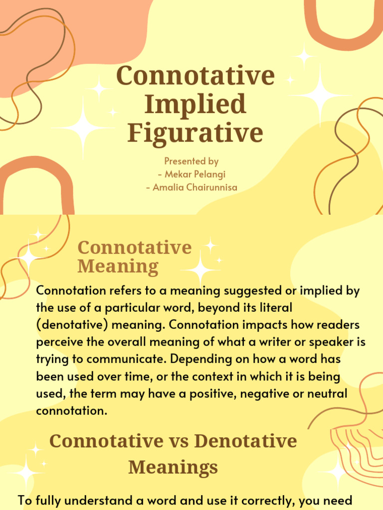 Understanding Figurative Language | PDF | Connotation | Cognitive Science