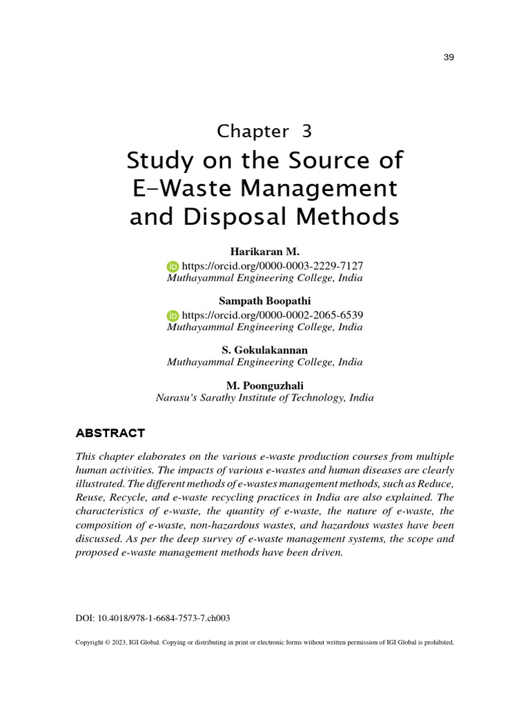 study-on-the-source-of-e-waste-management-and-disposal-methods-pdf