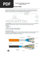 Network Media Types Explained | PDF | Transmission Medium | Computer ...