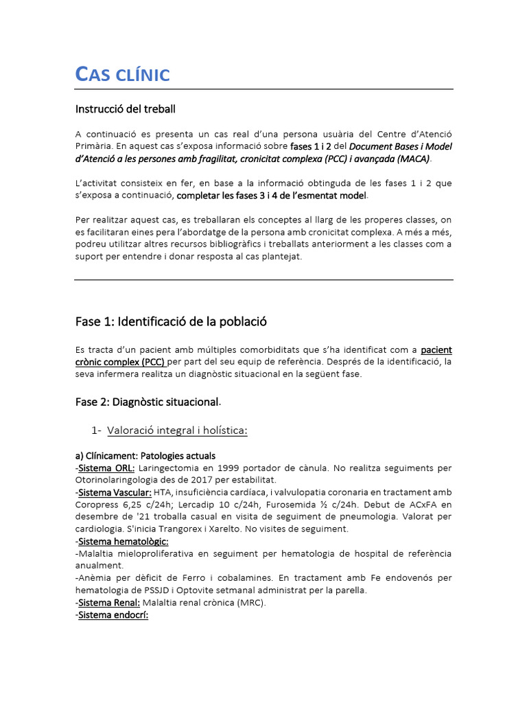 Cas 1 PCC Treball 2on Semestre | PDF