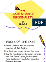 Personality - Case Study