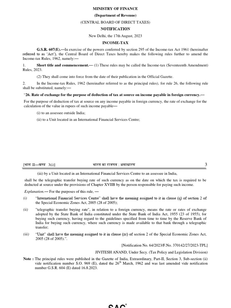 Notification No 642023 487747 | PDF