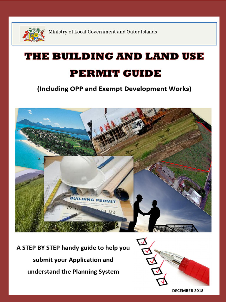 Building and Land Use Permit Guide | PDF | Cheque | Payments