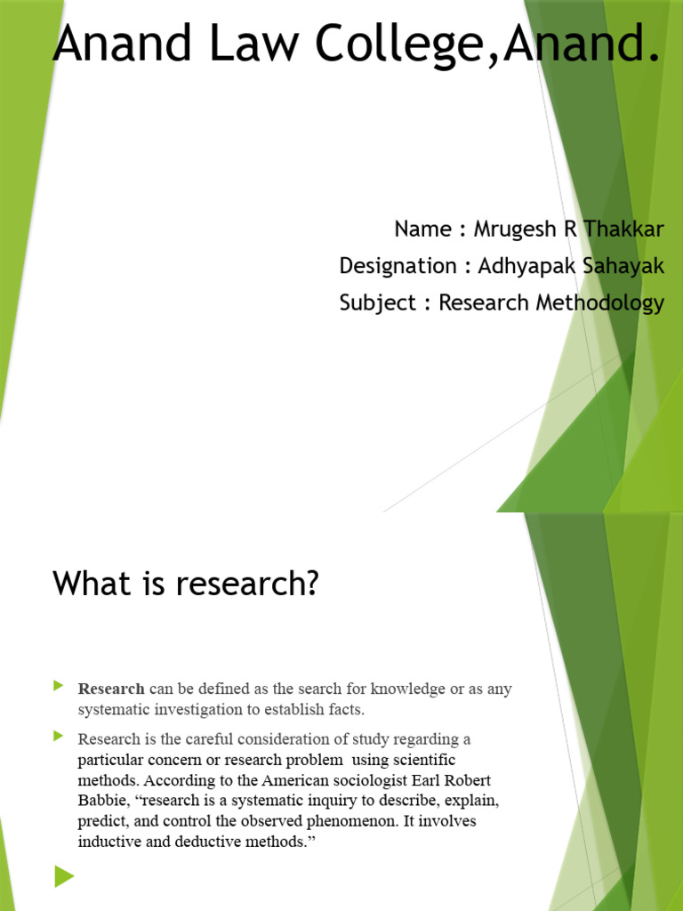 Research Methodology Overview | PDF | Sampling (Statistics) | Hypothesis