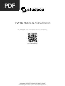 ccs352 Multimedia and Animation