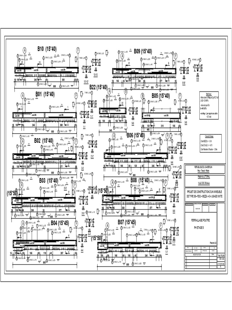 Ferraillage Poutre Etage 5 Pdf