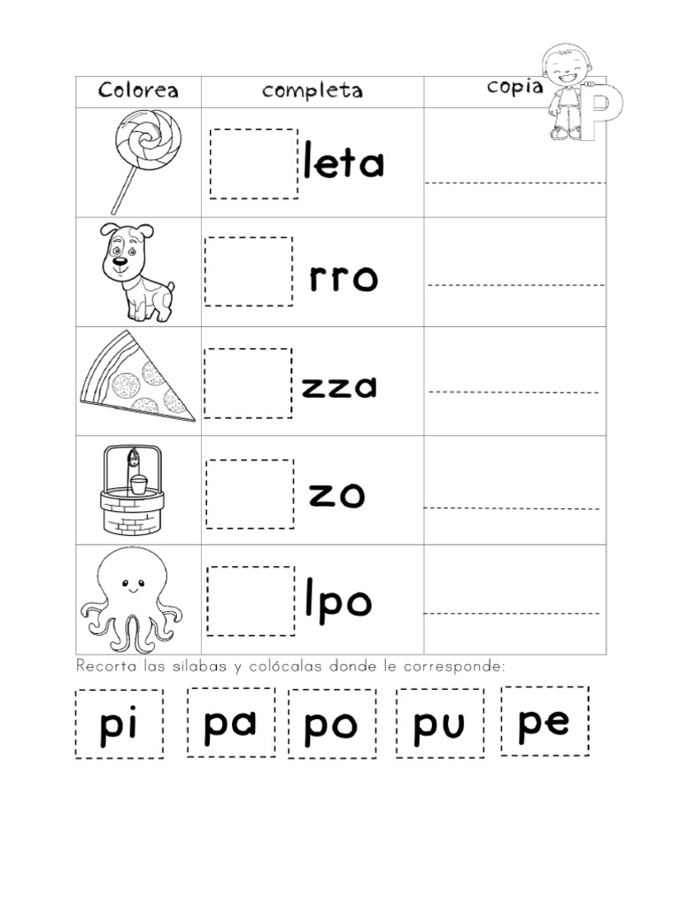 Letra P | PDF