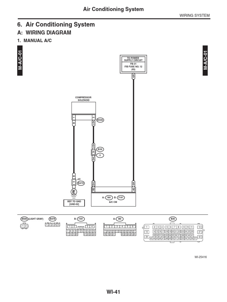 Air Conditioning Wiring Diagrams | PDF | Electrical Equipment | Power ...