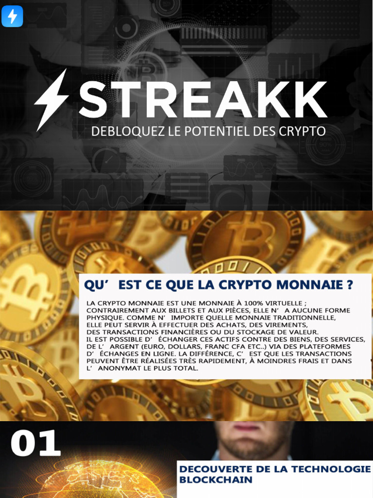 Streakk : Crypto Décentralisée Innovante | PDF | Crytomonnaies |  Décentralisation