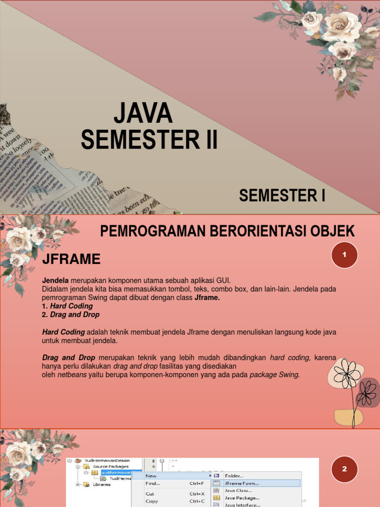 Panduan Pemrograman GUI Java Swing | PDF | Komputer