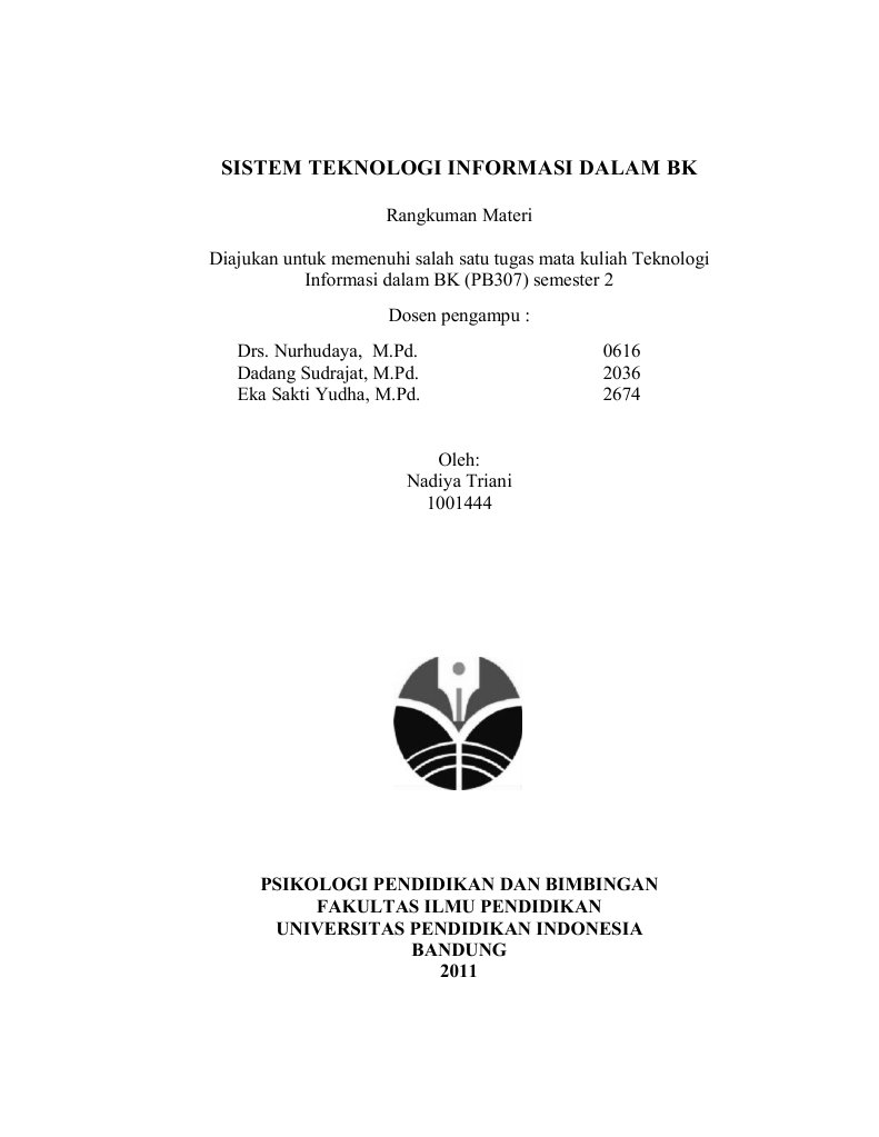 Rangkuman 4 Sistem Teknologi Informasi Dalam Bk