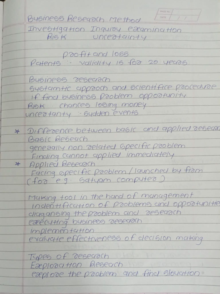 Brm notes pdf