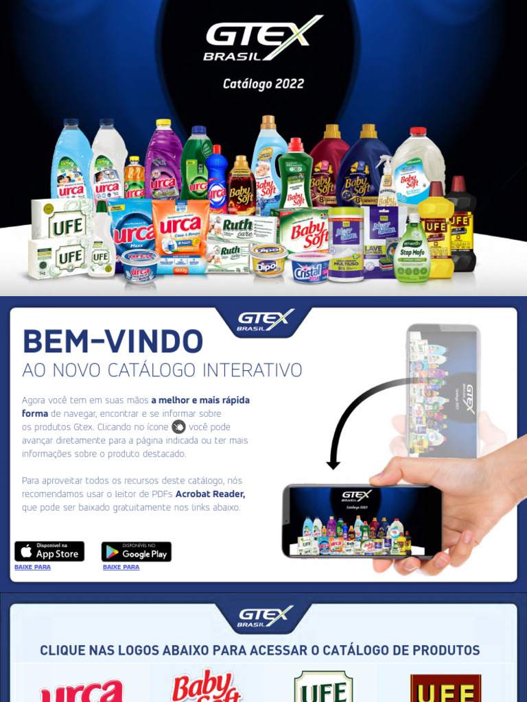 Catálogo Interativo de Produtos Gtex | PDF | Sabonete | Roupas