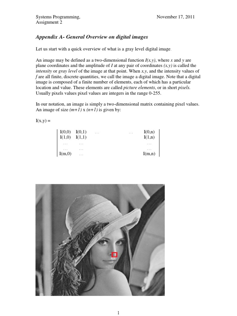 Appendix A-General Overview On Digital Images | PDF | Command Line ...