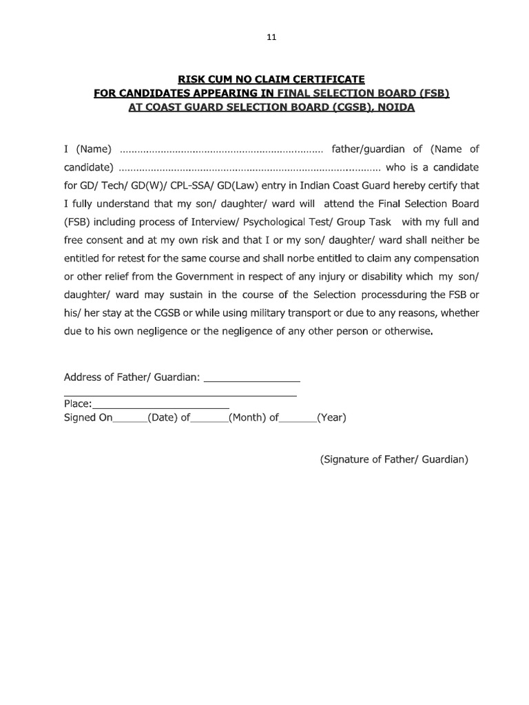 Risk Certificate ICG | PDF