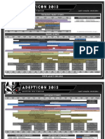 Adepticon 2012 Schedule