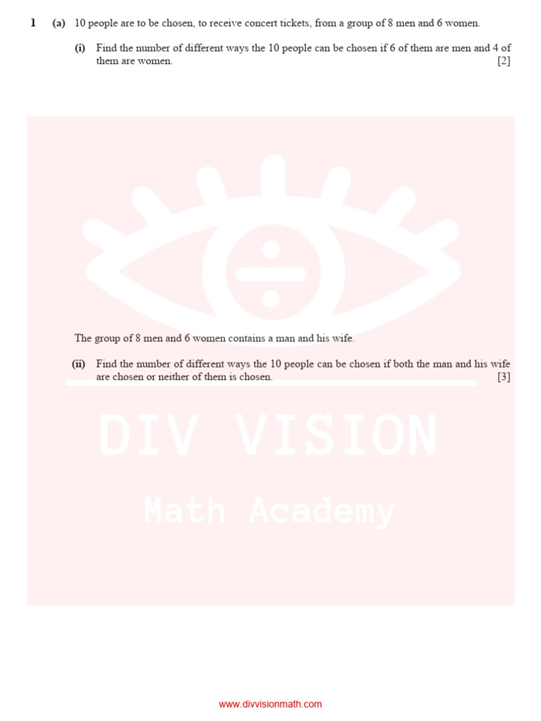 606 16-20 PP P1 QS Permutations and Combinations | PDF | Password