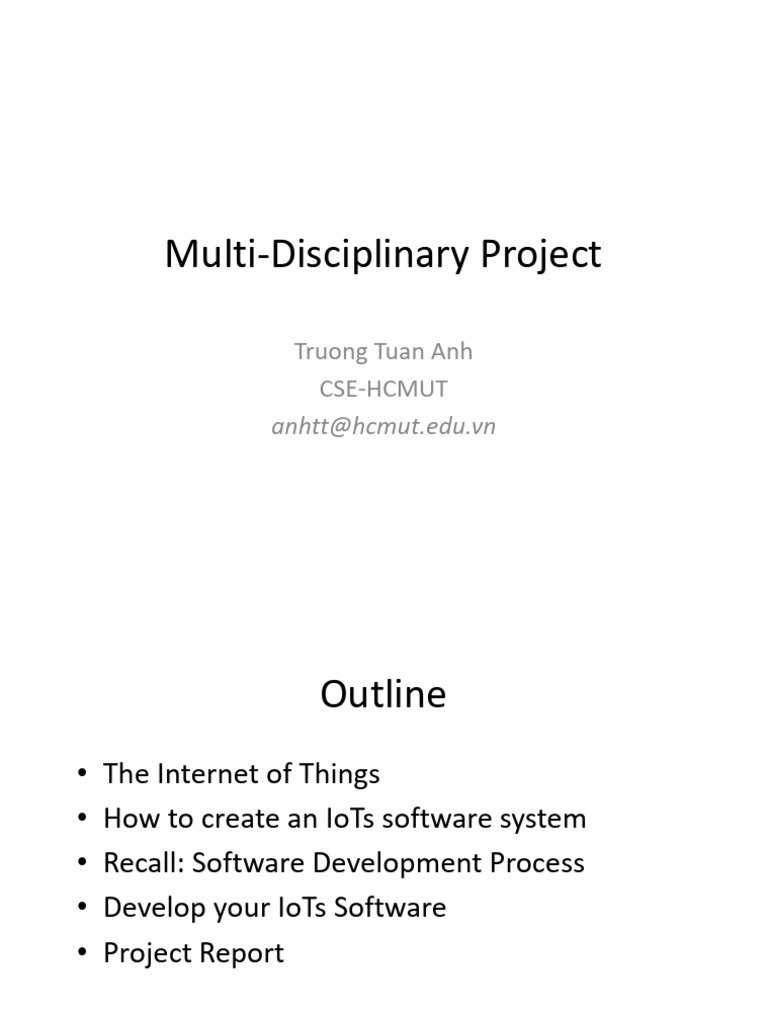 IoT Software Development Project Guide | PDF