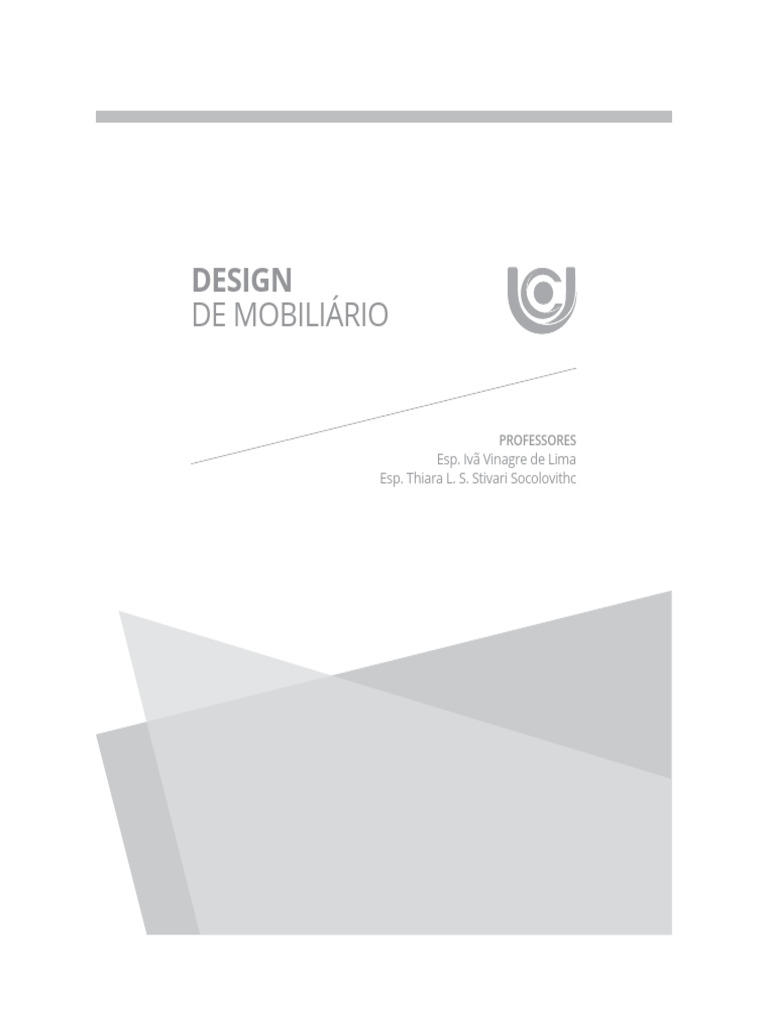Design de Mobiliário: Curso EAD Unicesumar | PDF | Esboço | Educação à ...