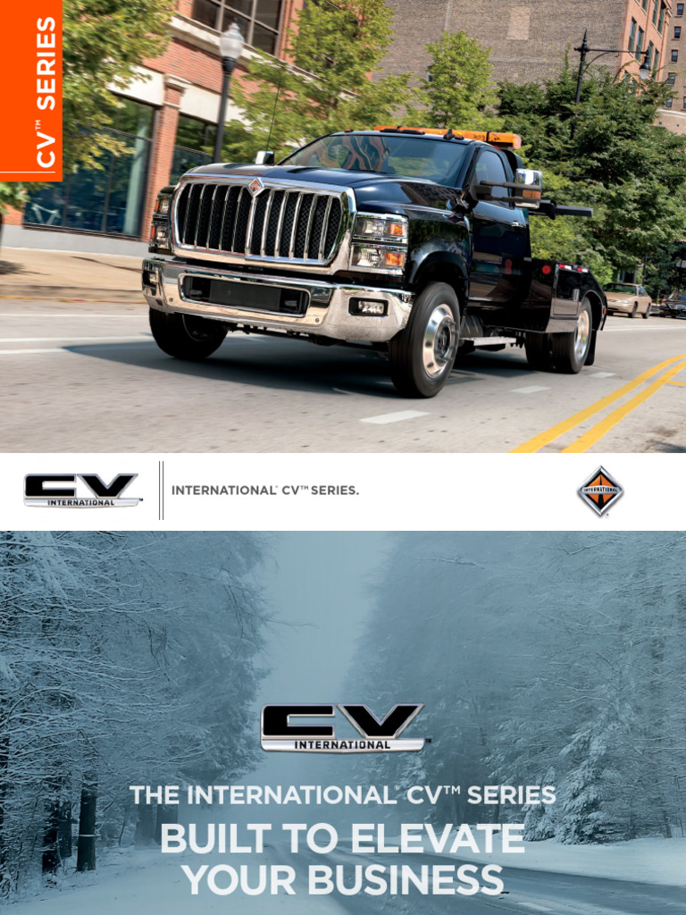 NAV23 INT CV Series Brochure v11 1 Pages | PDF | Truck | Brake