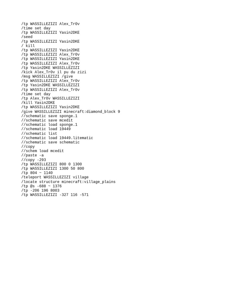 Command History | PDF