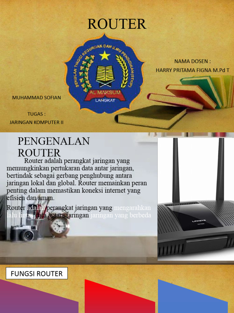 Pengenalan dan Fungsi Router Jaringan | PDF
