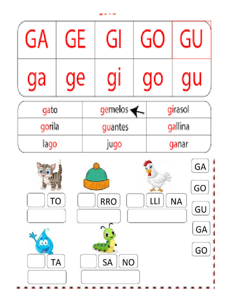ACTIVIDADES 1o C | PDF