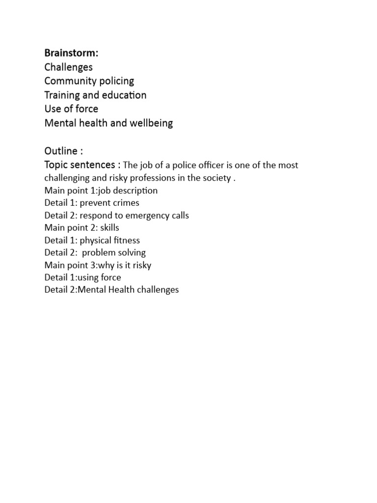 The Risky World of Police Officer 3 | PDF | Career & Growth | Social ...