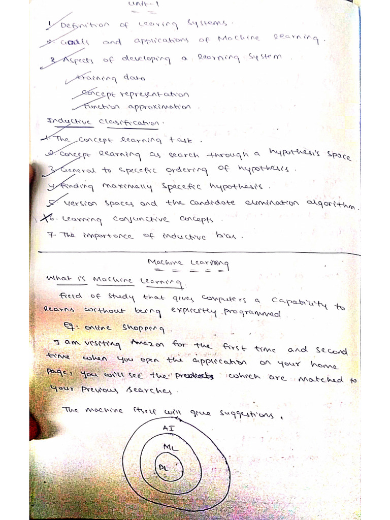 Machine learning running notes ml pdf