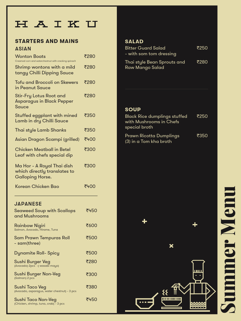 Menu Pdf Sushi Thai Cuisine