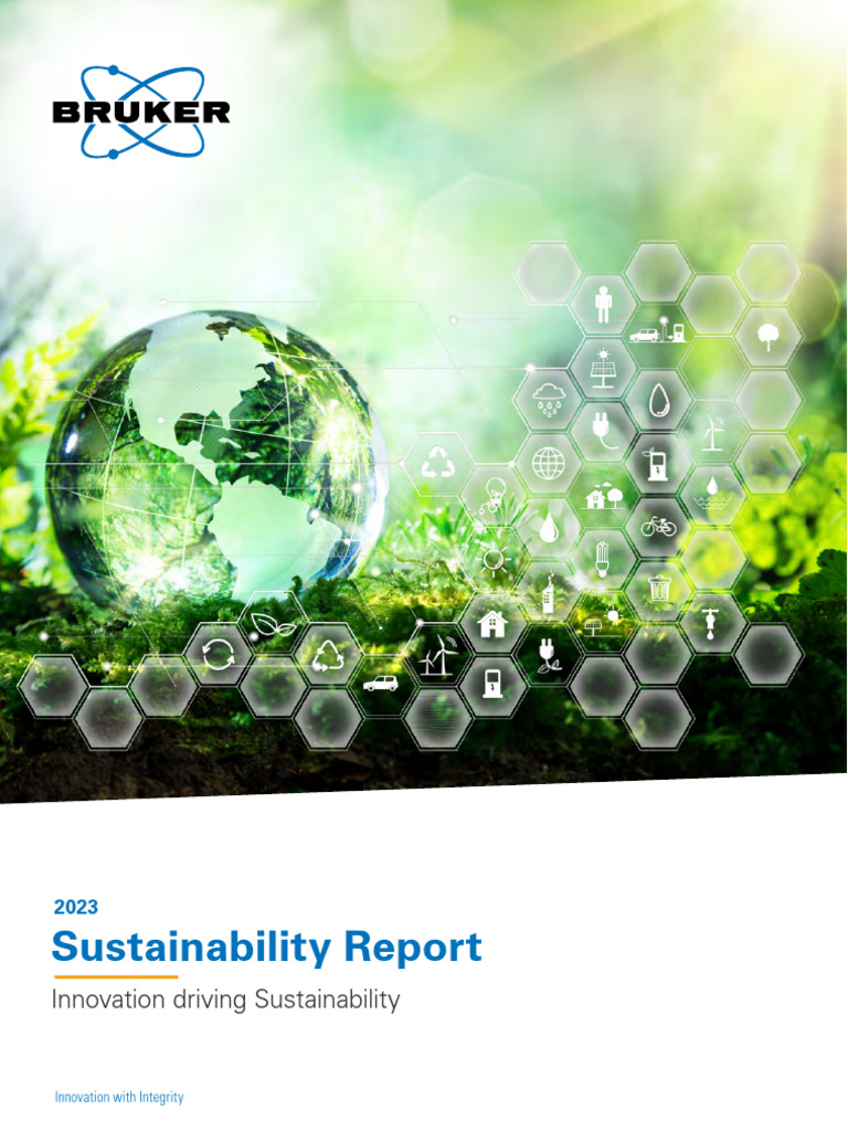 Bruker Sustainability Report 2023 Pdf Sustainability Spectroscopy